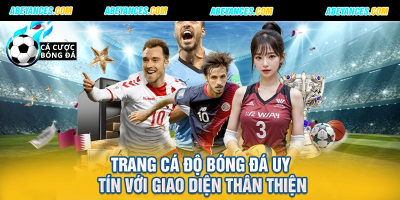 Trang cá độ bóng đá uy tín với giao diện thân thiện